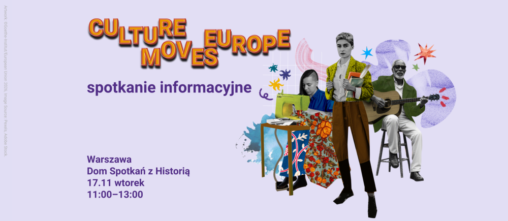 Culture Moves Europe | spotkanie informacyjne 17 listopada w Warszawie 